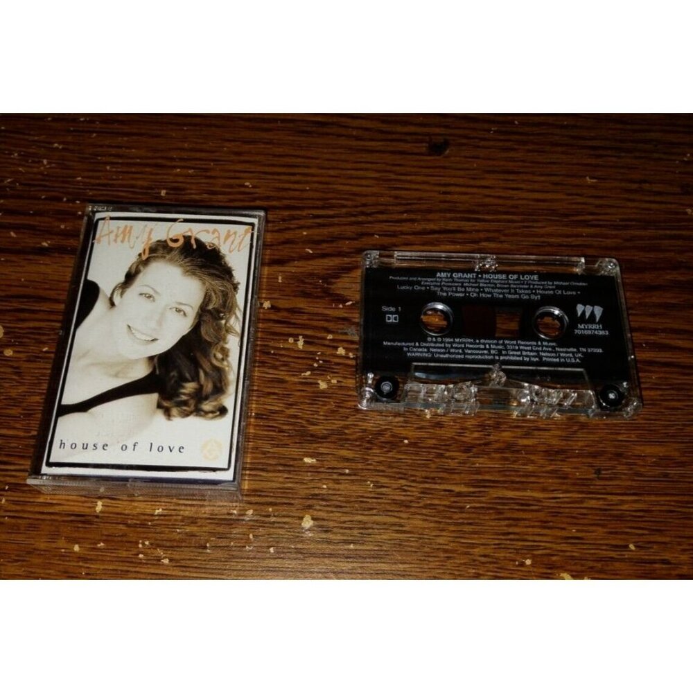 Amy Grant - House of Love on cassette (A & M Records/ Word Distribution, 1994)